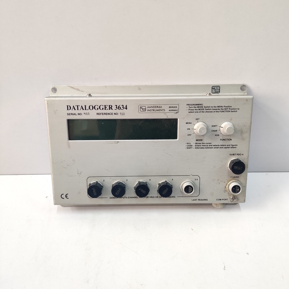 AANDERAA INSTRUMENTS DATALOGGER 3634