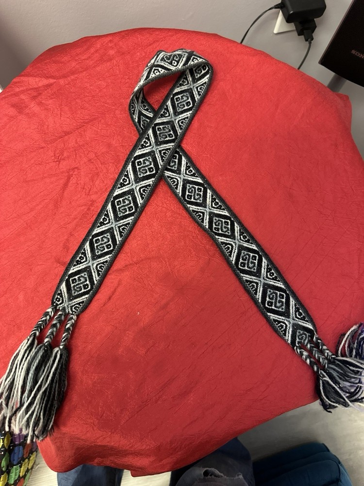 Authentic Peruvian Andean Hat Belt