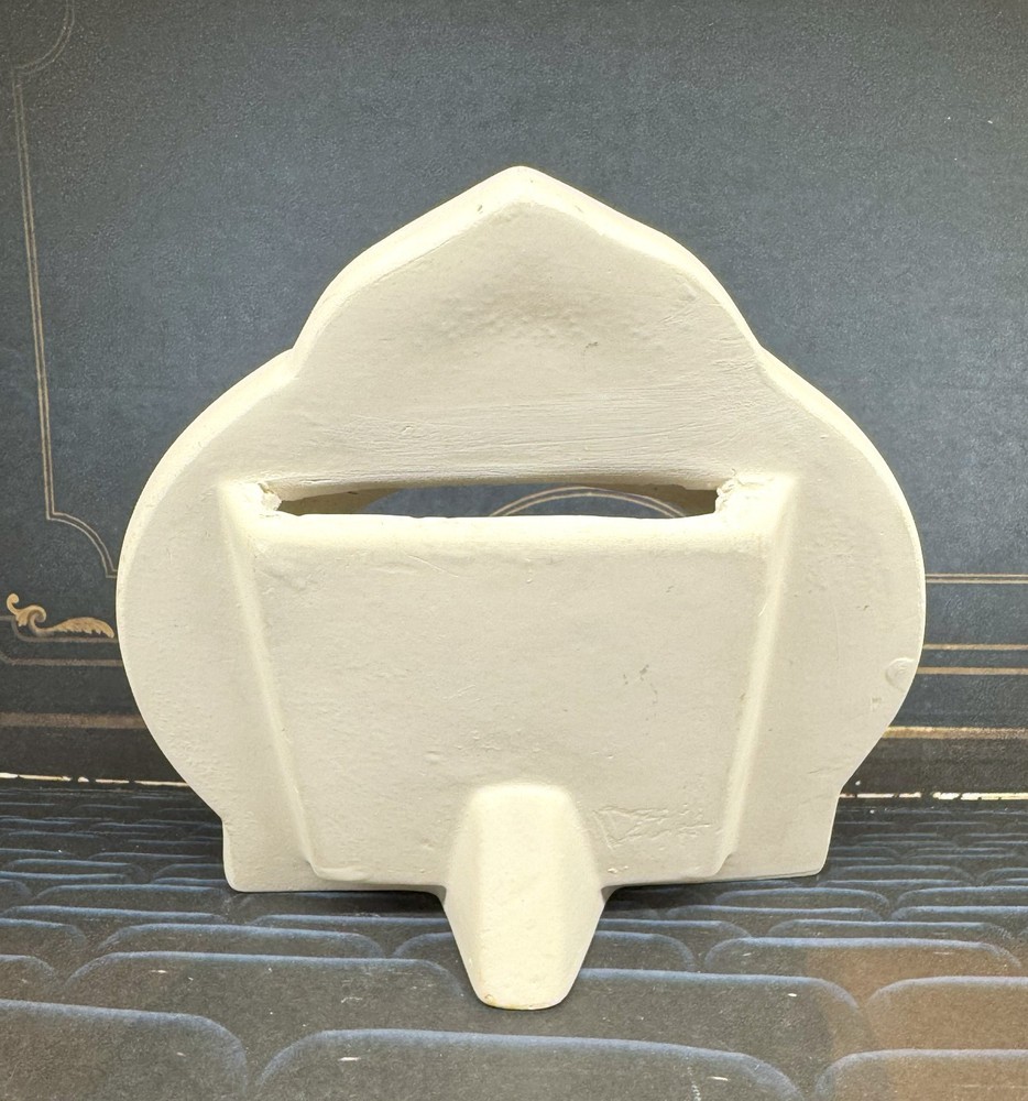Fireman's Hat Picture Frame-Unpainted Ceramic