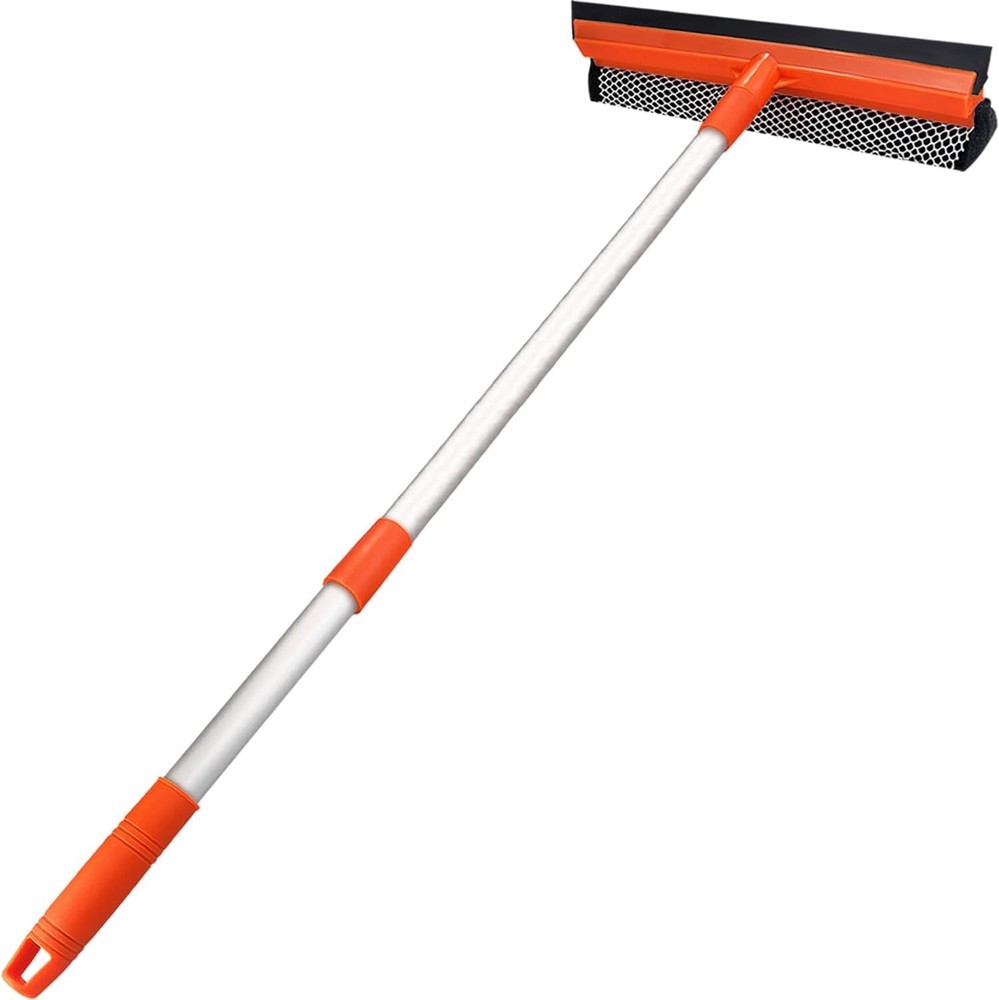 Window Squeee for Window Cleaning with Retractable Pole, Squeee Window