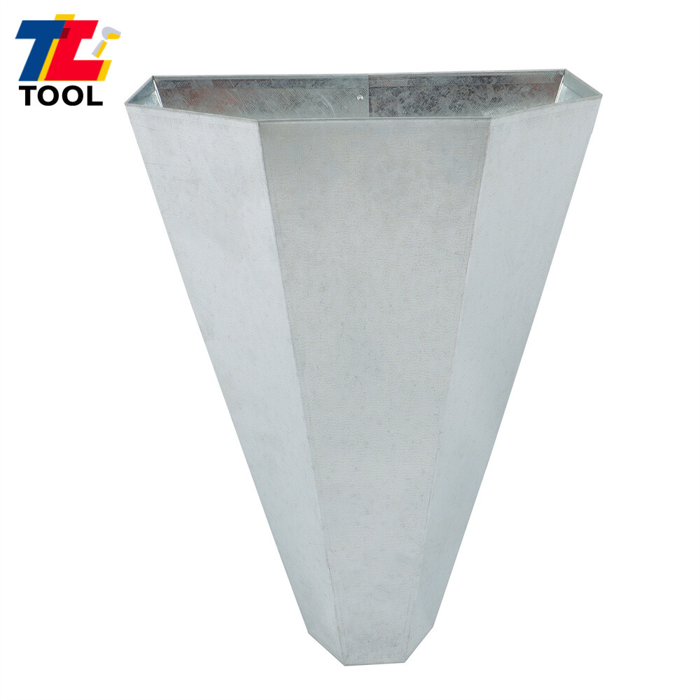 4 Pack Medium Size Chicken Cone Galvanized Steel Poultry Restraining Cone 8 lbs