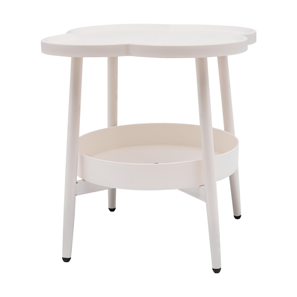 Four-leaf Clover Shape End Table Coffee&Tea Table Sofa Side Snack Table?????