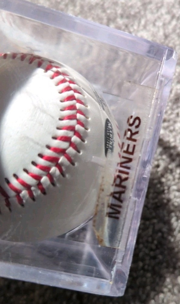 Seattle Mariners 2002 Spring Training Signed Baseball Peoria AZ Autograph No COA