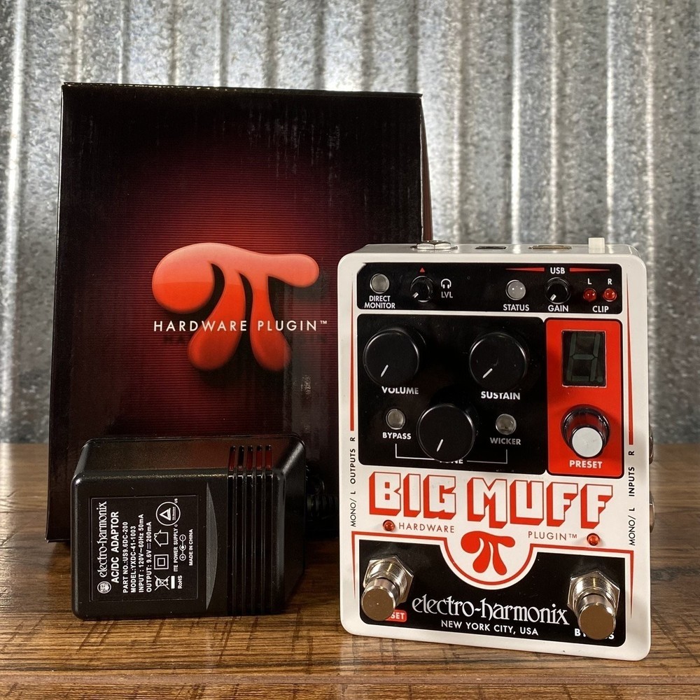 EHX Big Muff Pi Distortion Hardware Plugin Interface Guitar Effect Pedal