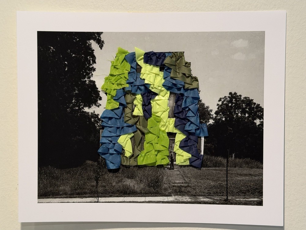 3 Textile Architecture Mixed Media Collage – Attributed to Danielle Hatch
