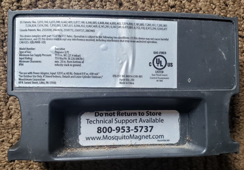 MM120033 Mosquito Magnet executive base support post
