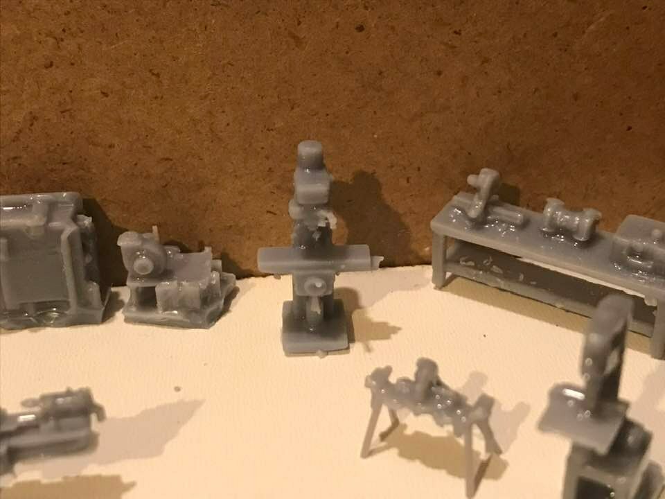 Ho 1/87 Scale Workshop Machinery Big Set