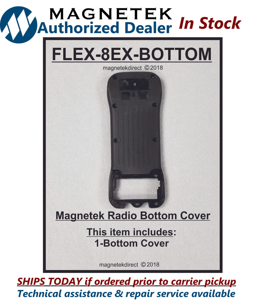 FLEX-8EX-BOTTOM back Enclosure cover for Magnetek flex Gen1 Transmitter