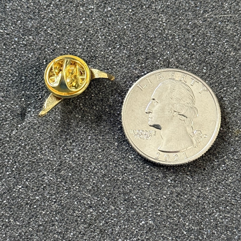 Small Gold Tone Dolphin Pin Pinback #48250