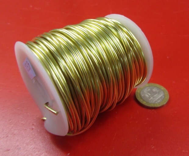 Brass Wire 0.064" Dia. 1 Lb Spool - 83 Ft