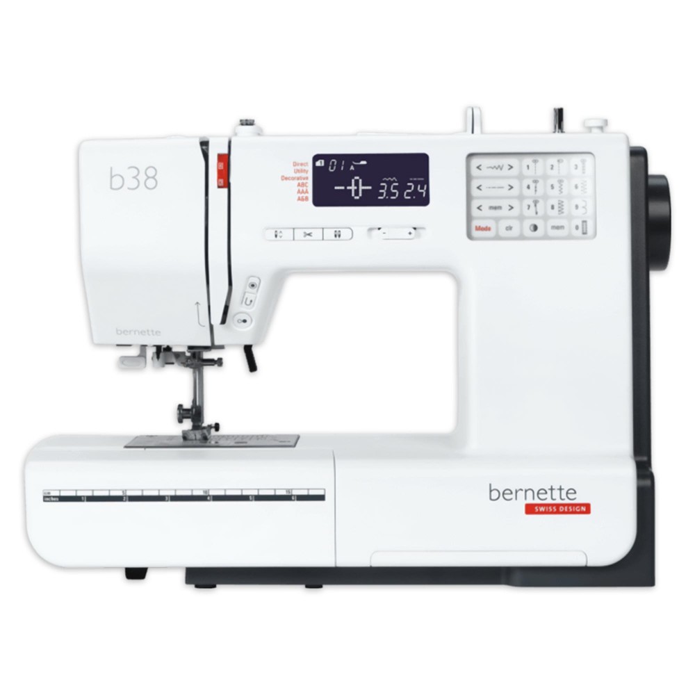 Bernette B38 Top End Computerized Sewing Machine Bundle w/ 8 Pressure Feet