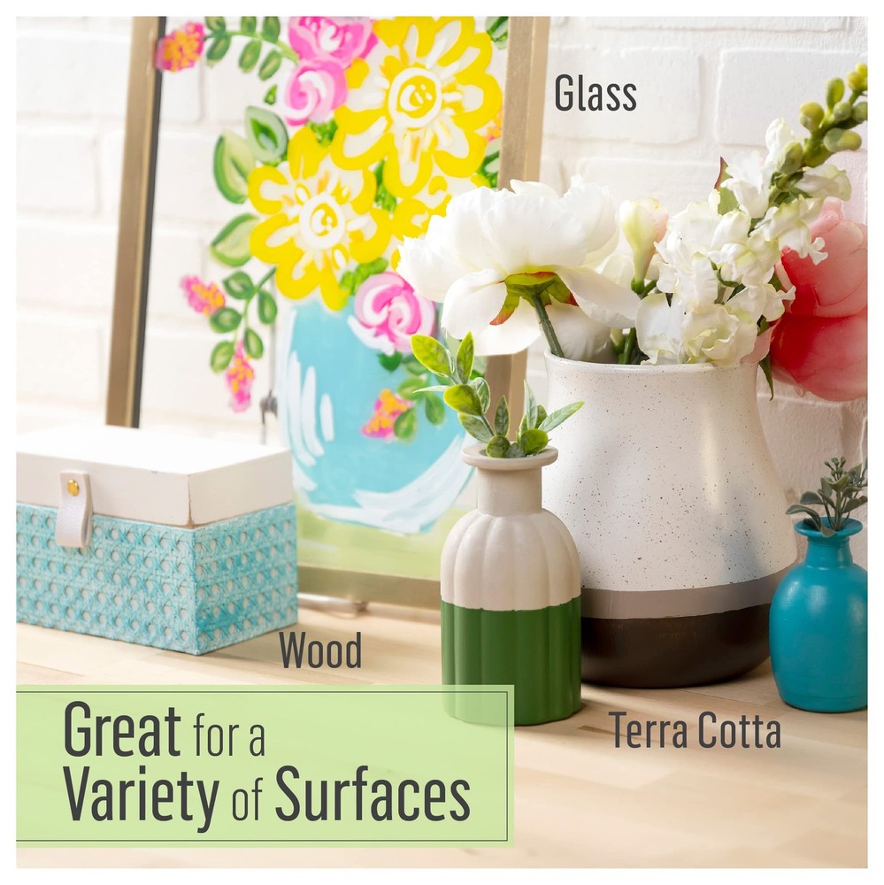 Multi Surface Specialty Effect Paint in Assorted Colors 8 oz, Metallic Sterli...