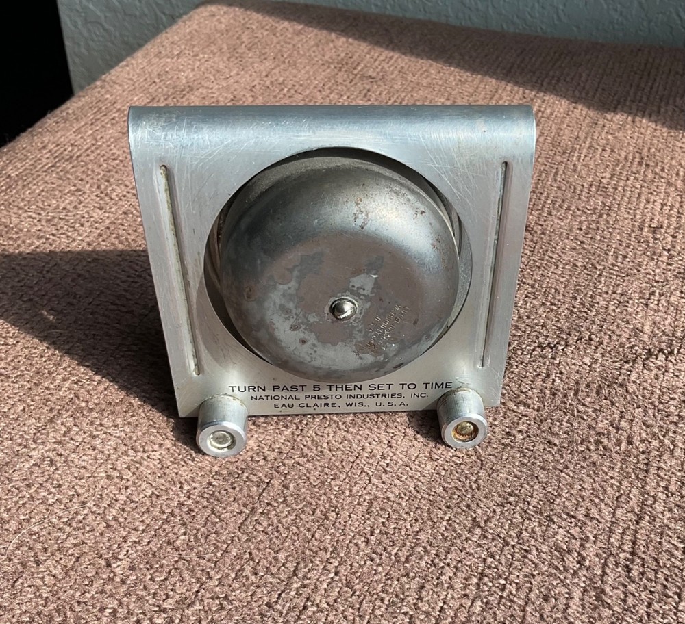 Vintage Aluminum Presto Kitchen Timer