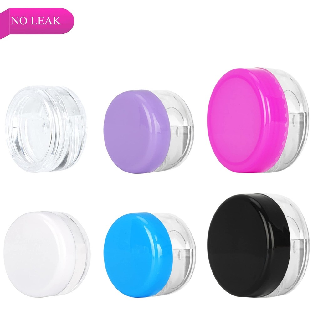 25PCS 3ml Sample Containers with Lids and Spatulas for Makeup, Oils, and More