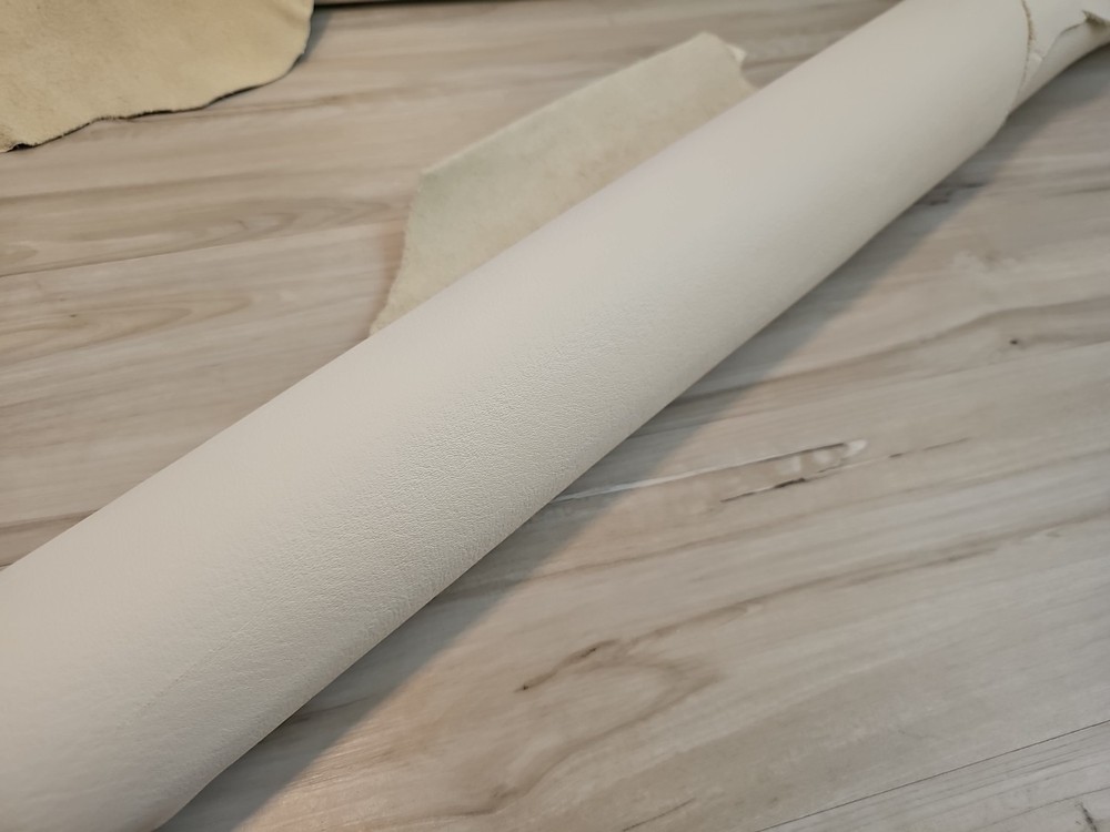 4oz DOVER WHITE LEATHER UPHOLSTERY HIDE SHEET,PANEL SOFT FULL GRAIN 25+sqf