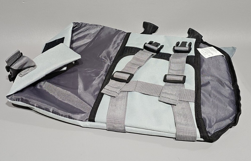 Doglay Soft Sided Shark Adjustable Life Vest Carrier Medium