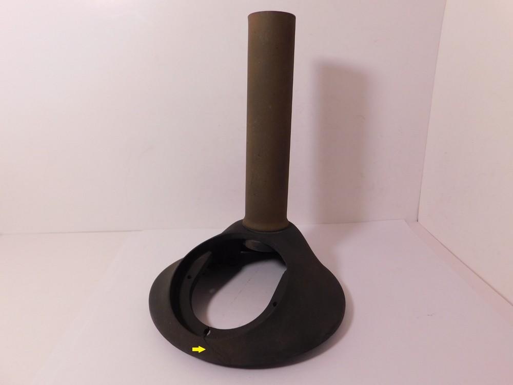 One Slightly Used Black Dial Candlestick Base w/Stem and Needs Restoring!