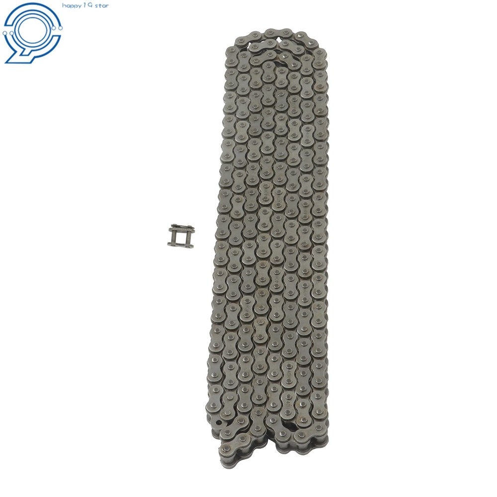 Replacement #40H Heavy Duty Roller Chain 10Ft with 1 Connecting Link