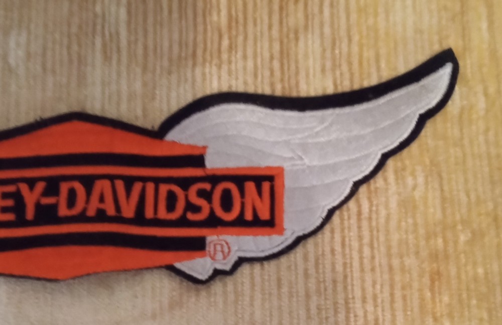 Vintage Original 12" Harley-Davidson Patch