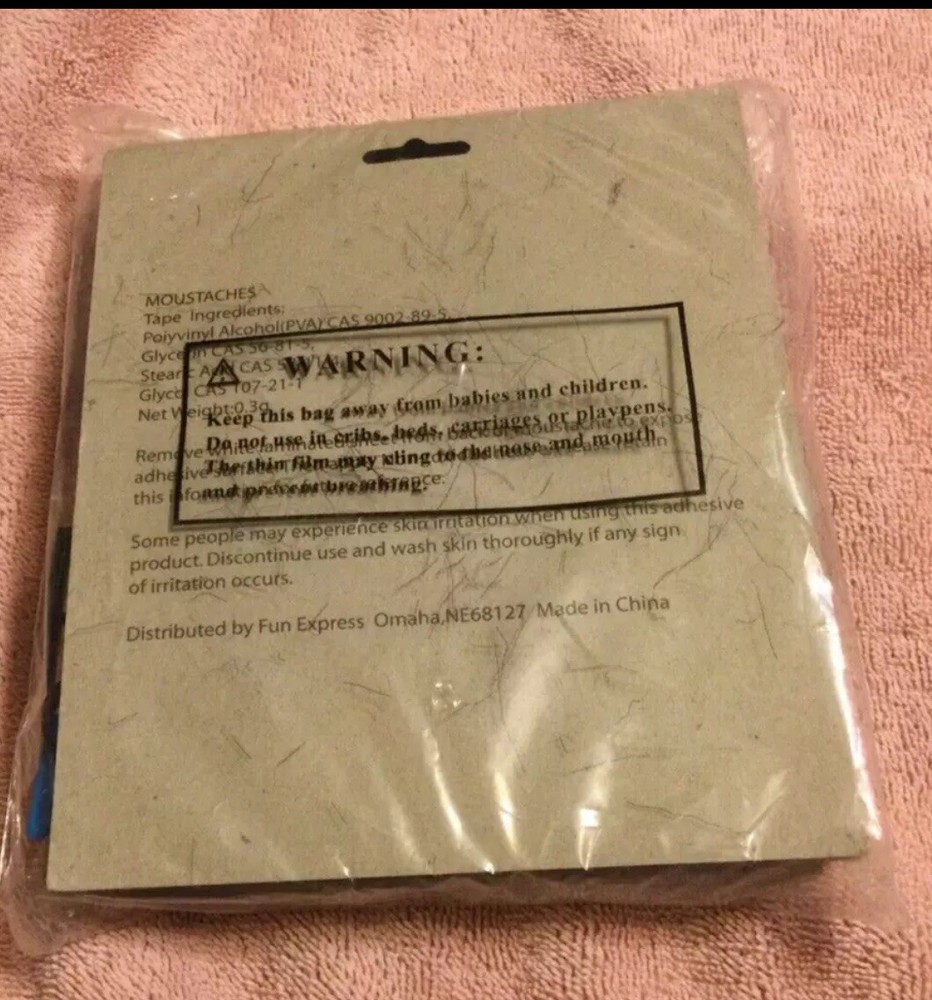 New-Fun Express-12 Fake Mustaches/Same Style/Same Design