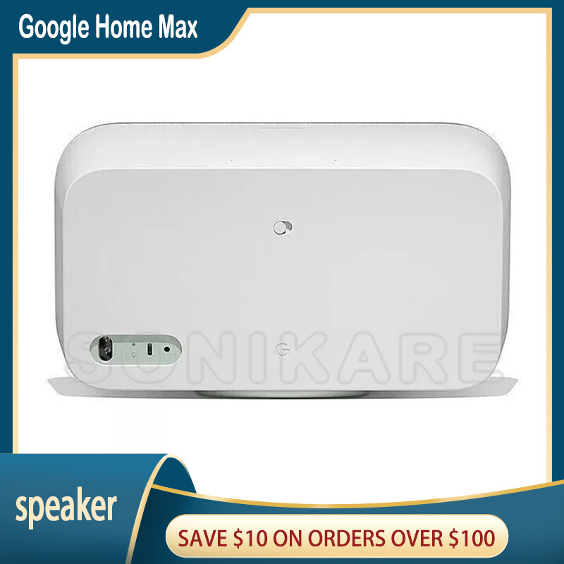 Google Home Max Smart Assistant Speaker Bluetooth Chalk/Charcoal