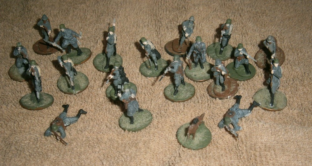 20mm painted WW1 German Infantry x20