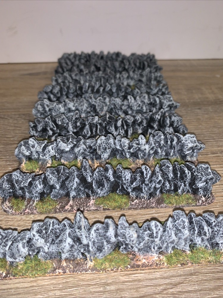 Warhammer Terrain Scenery Natural Stone Walls Bundle Miniature Model Gaming