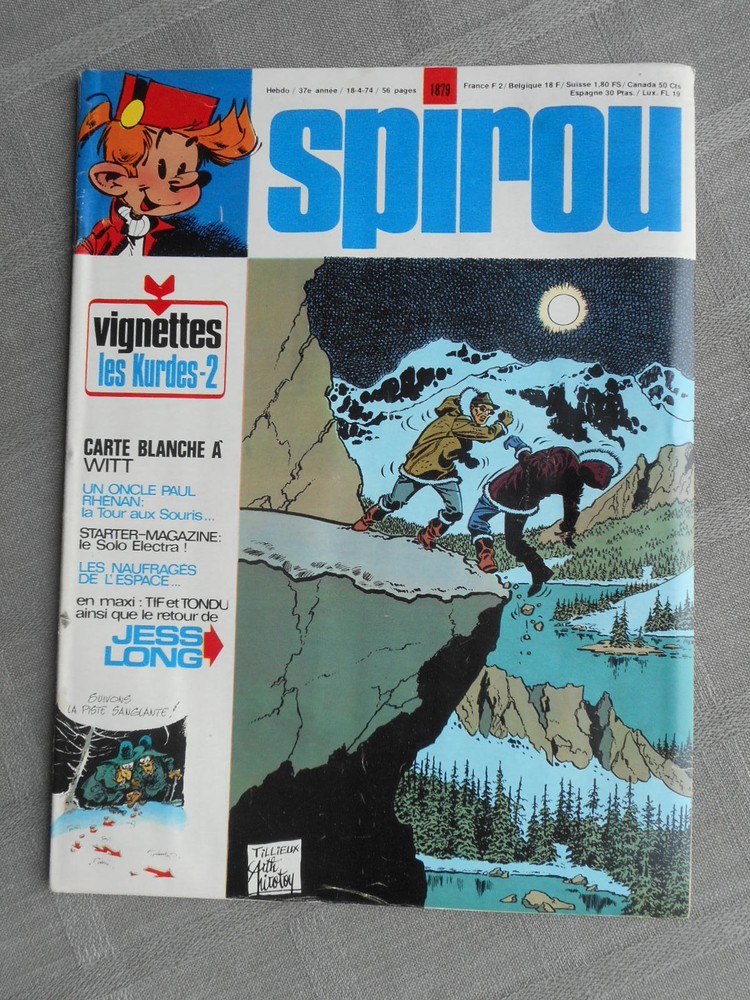 Spirou Weekly No. 1879 Good Condition With Supplement