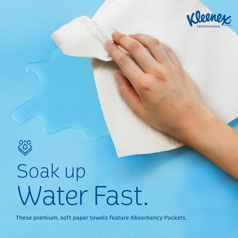 Kleenex Universal Multifold Paper Towels, Bulk, Absorbency Pockets