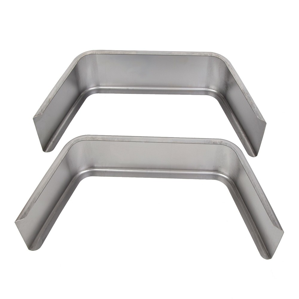 Set of 2 Square Steel Cargo Trailer Fenders Pair For 14"-16" wheels