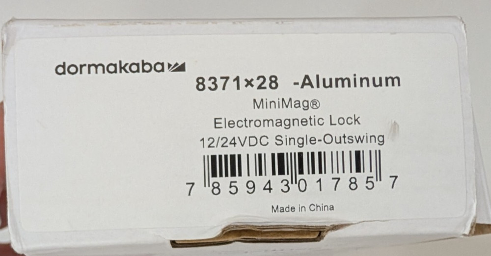 Dormakaba RCI 8371 Surface MiniMag Electromagnetic Lock