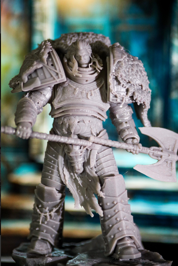 Custom miniatureSpace Viking, oficial game scale.