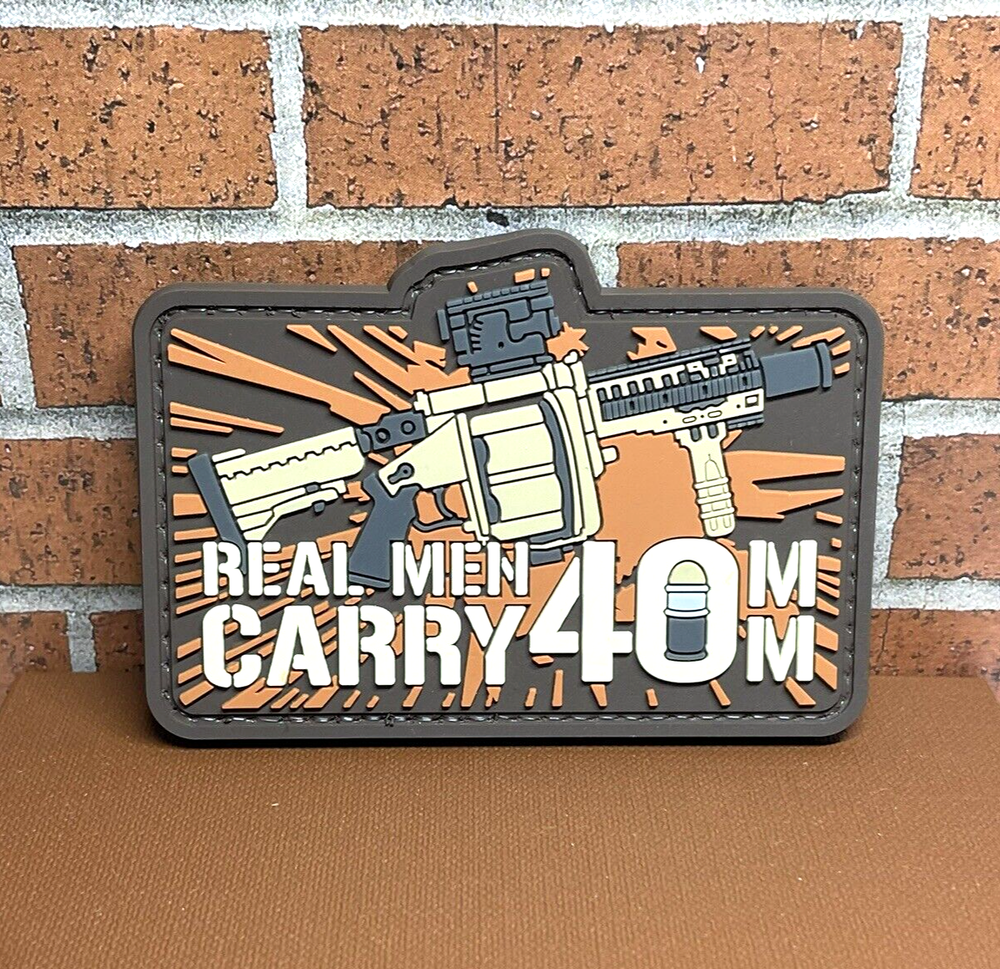 Tactical PVC Patch - Morale Gun Patch - Hooked back Military Patch