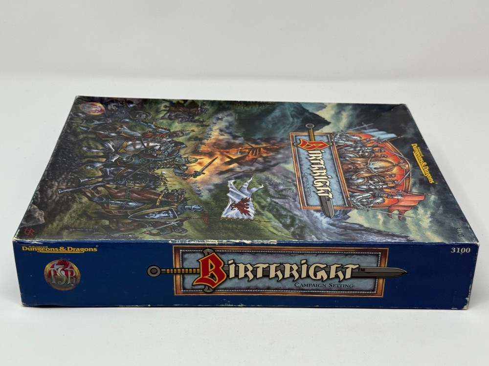 Advanced Dungeons and Dragons Birthright Campaign Setting CIB Unpunched