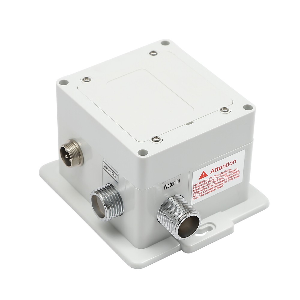 Modern Kitchen Automatic Sensor Faucet Black With Temperature-regulating Valve.