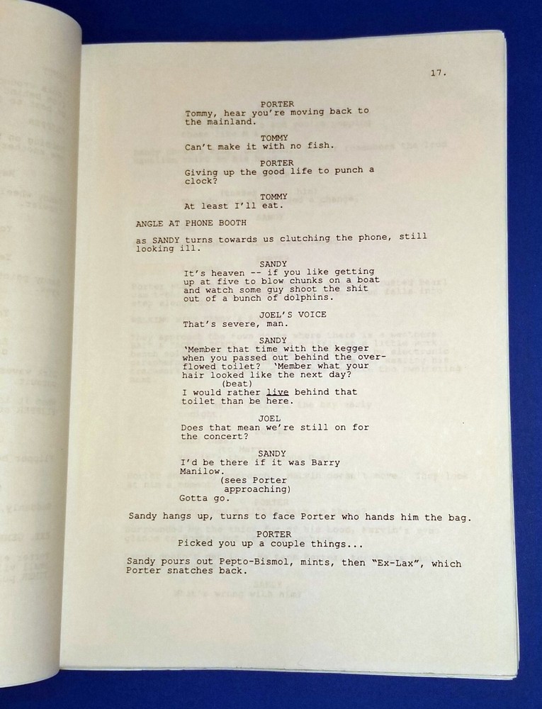 FLIPPER original script ELIJAH WOOD PAUL HOGAN 1996