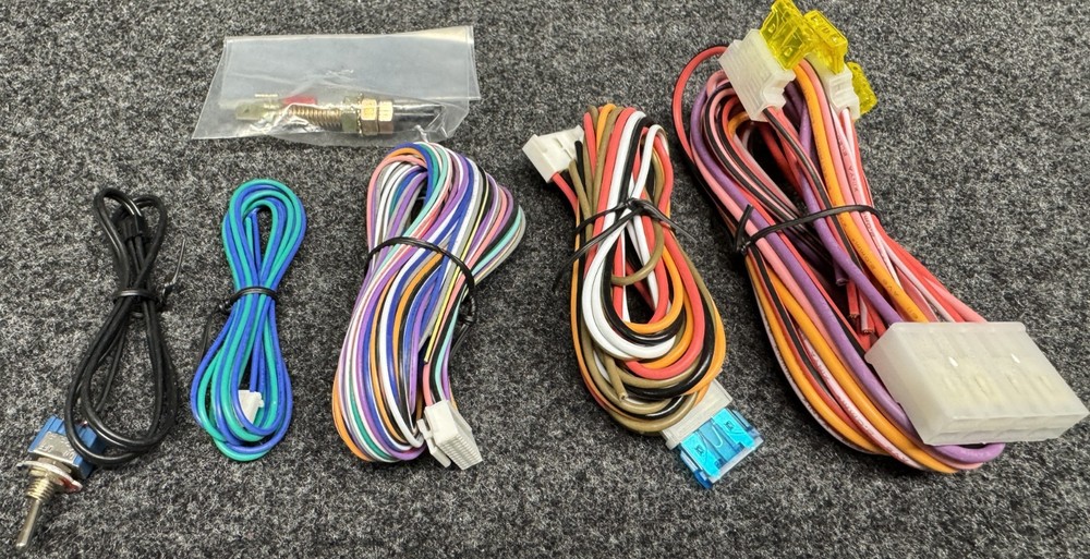 PYTHON 4106P 4X06 DIRECTED AUTHENTIC WIRES/HARNESS/HOOD PIN AND TOGGLE SWITCH.