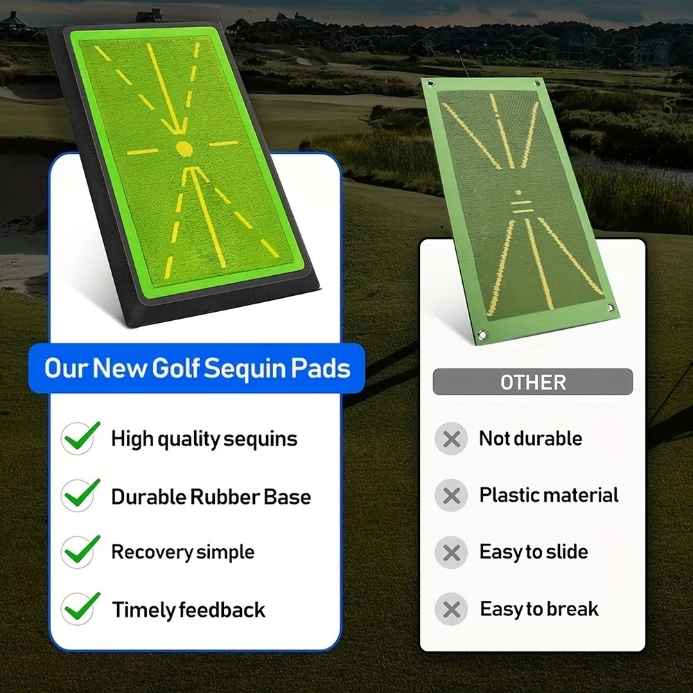 Golf Swing Training Mat-Instant Feedback for Swing Detection & Skill Improvement
