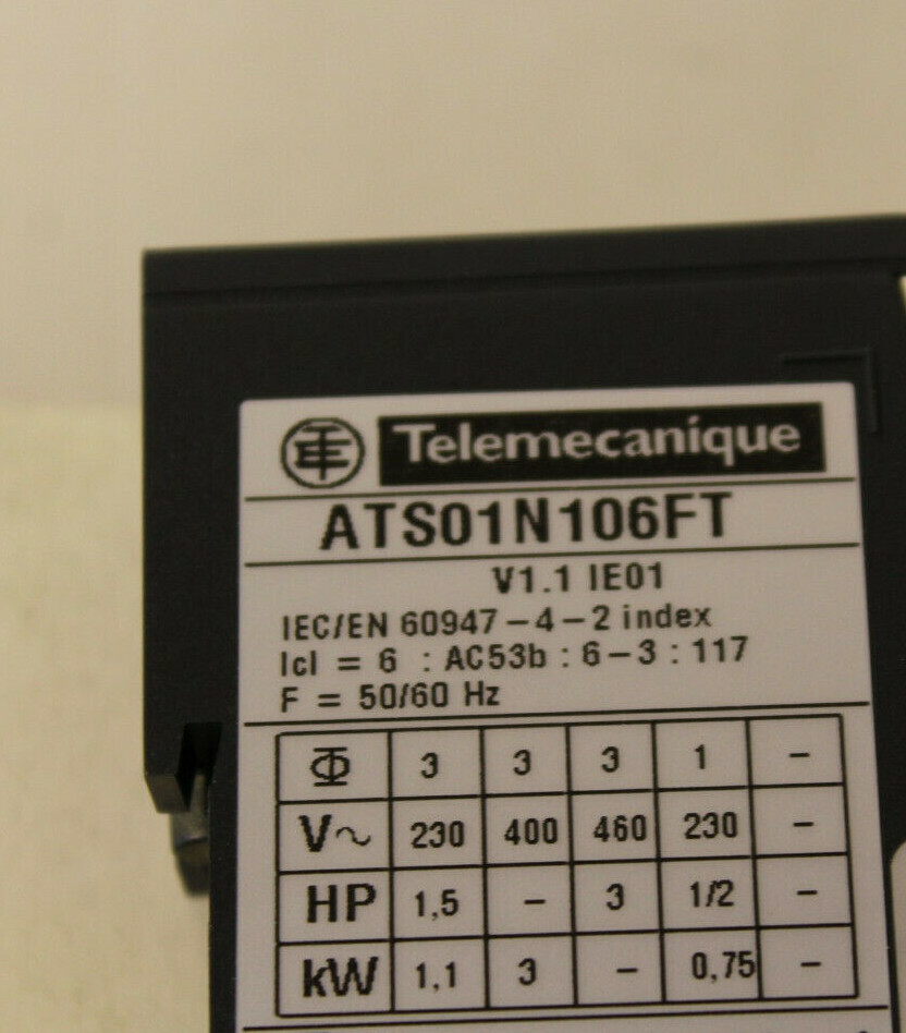 Telemecanique ATS01N106FT Soft Starter NEW