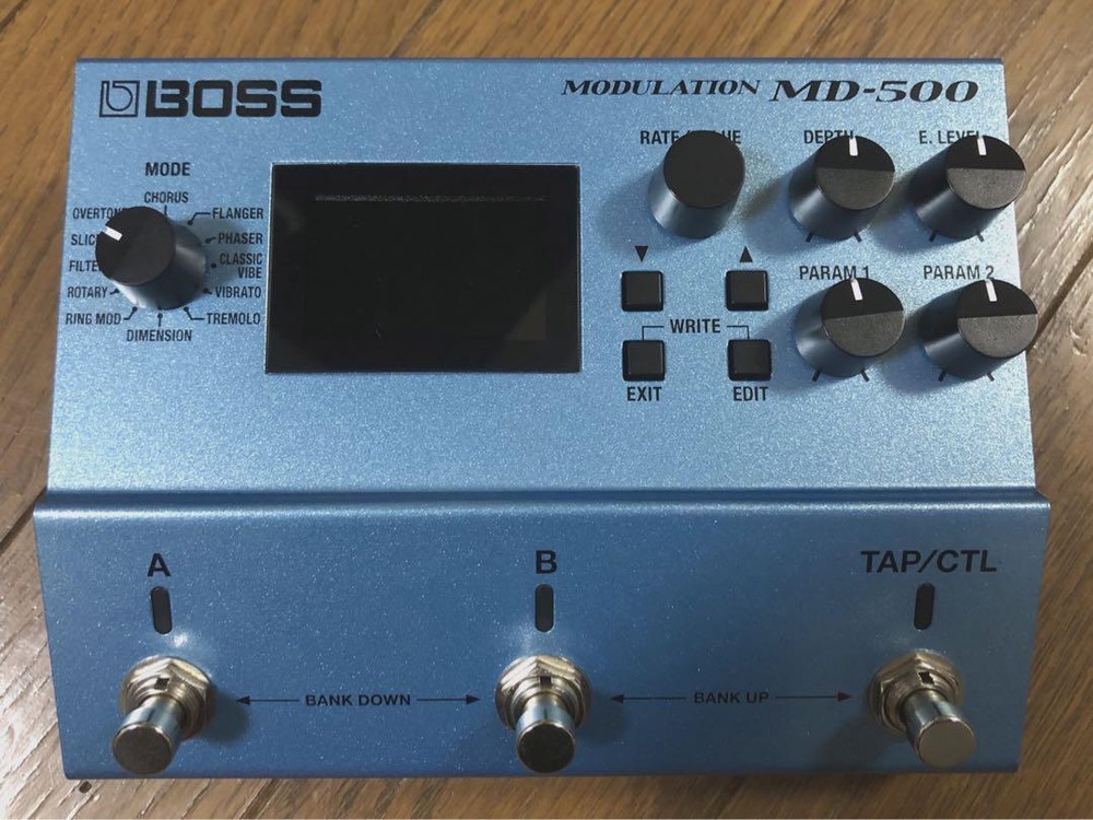 Boss MD-500 MODULATION 28 Types 12 Modes 32bit 96kHz Multi Effects Pedal