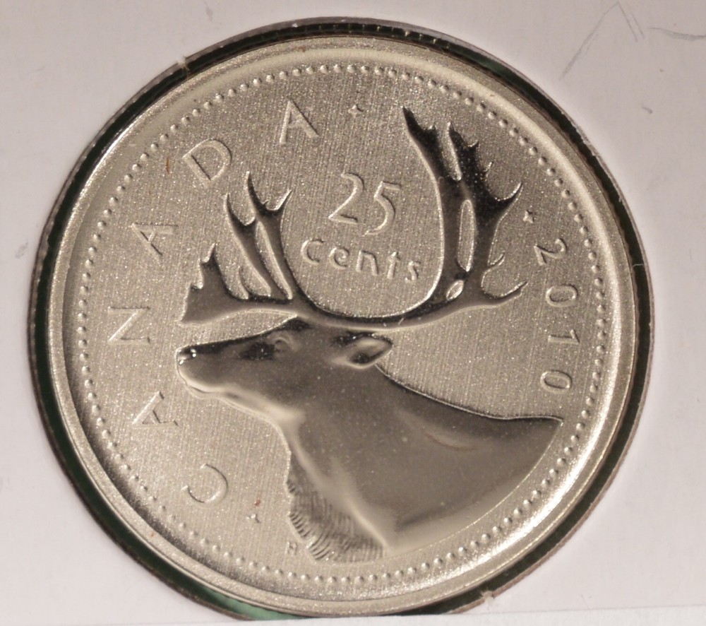 2010 Canada Twenty Five Cents - SPECIMEN  🇨🇦🇨🇦