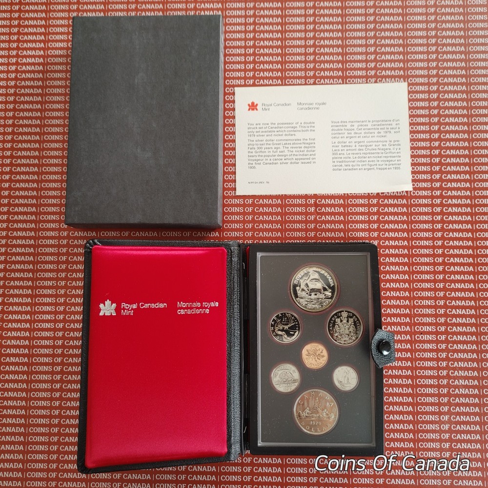 1979 Canada Specimen Set - with Griffin Silver Dollar - Proof Set #coinsofcanada