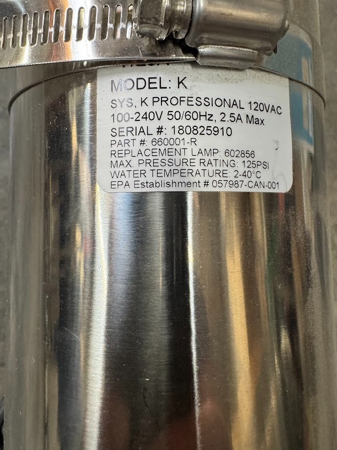 VIQUA Model K Professional Model 80 GPM UV w/ Sensor 660001-R