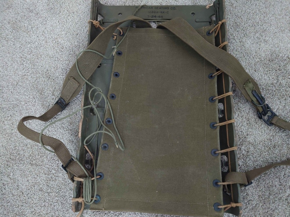 Original US Army 1944 Dated Packboard (American Seating Co.)