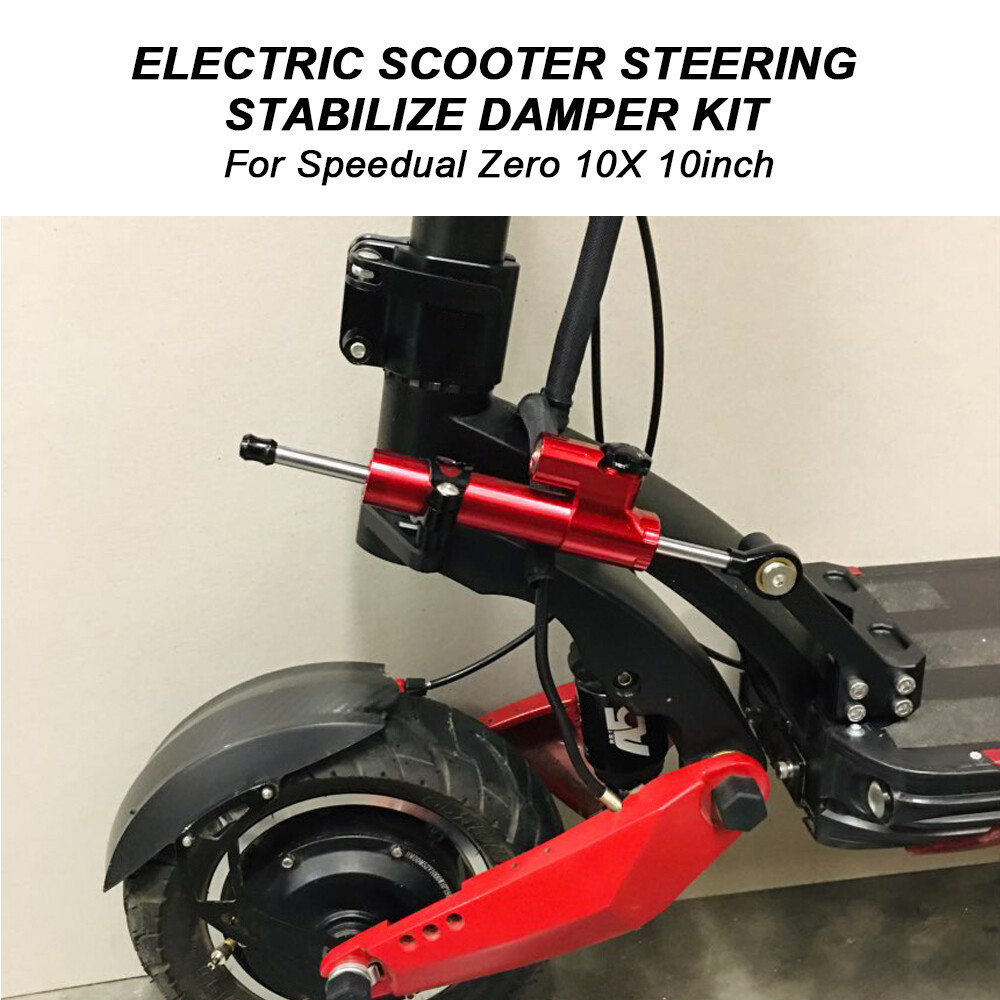 Electric Scooter For Zero 10X Direction Steering Stabilizer Damper Bracket Kit