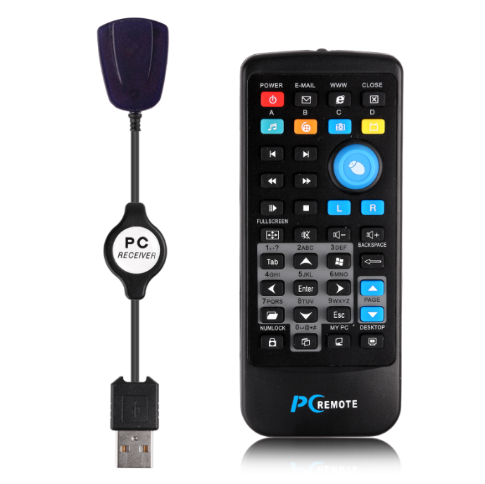 Wireless Mouse Remote Control USB Receiver Remote Control for Laptop PC Center