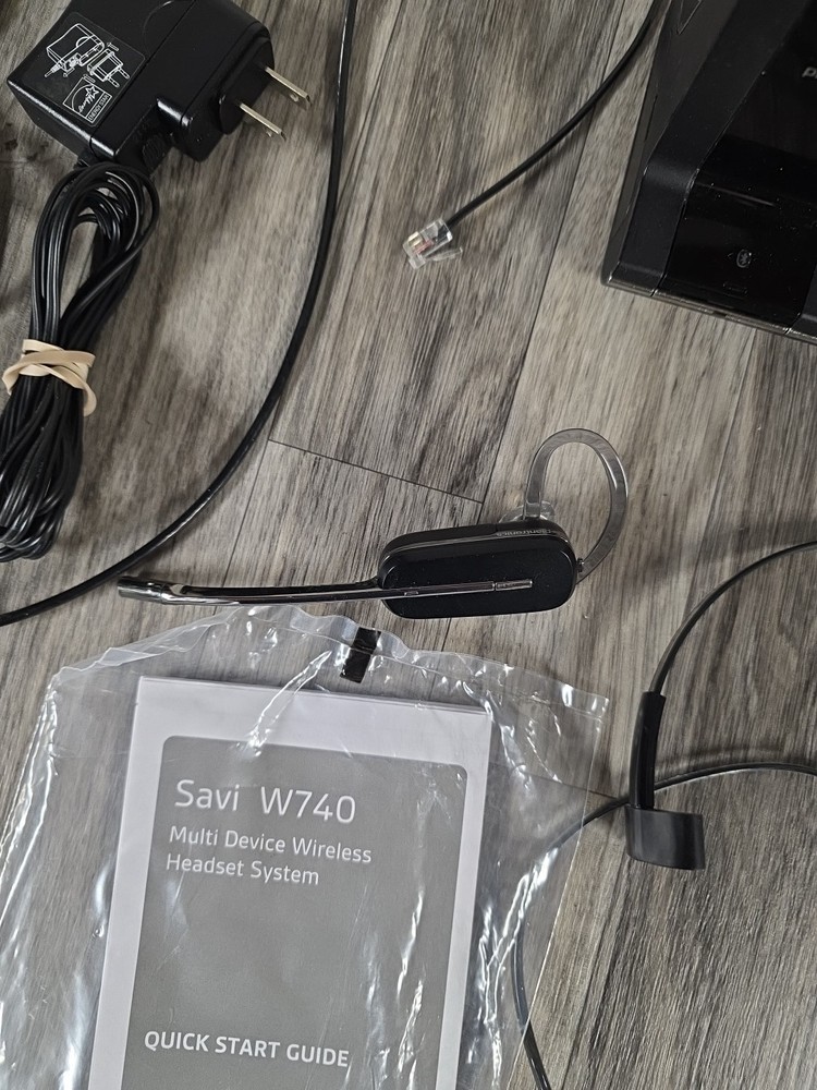 Plantronics Savi W740 Wireless Headset System Wireless Phone Communication