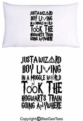 Just A Wizard Boy Funny Wizard Pillowcase  (1 Queen Pillowcase)