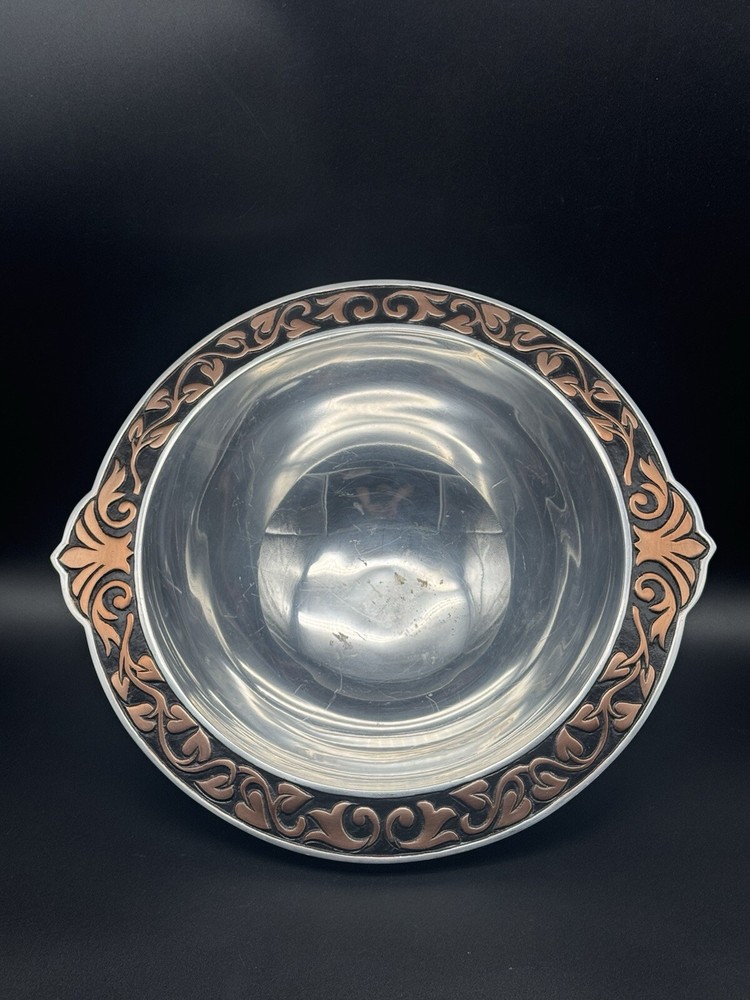 Gorham Silver Bronze Age Hollowware Serving Bowl 14.25”