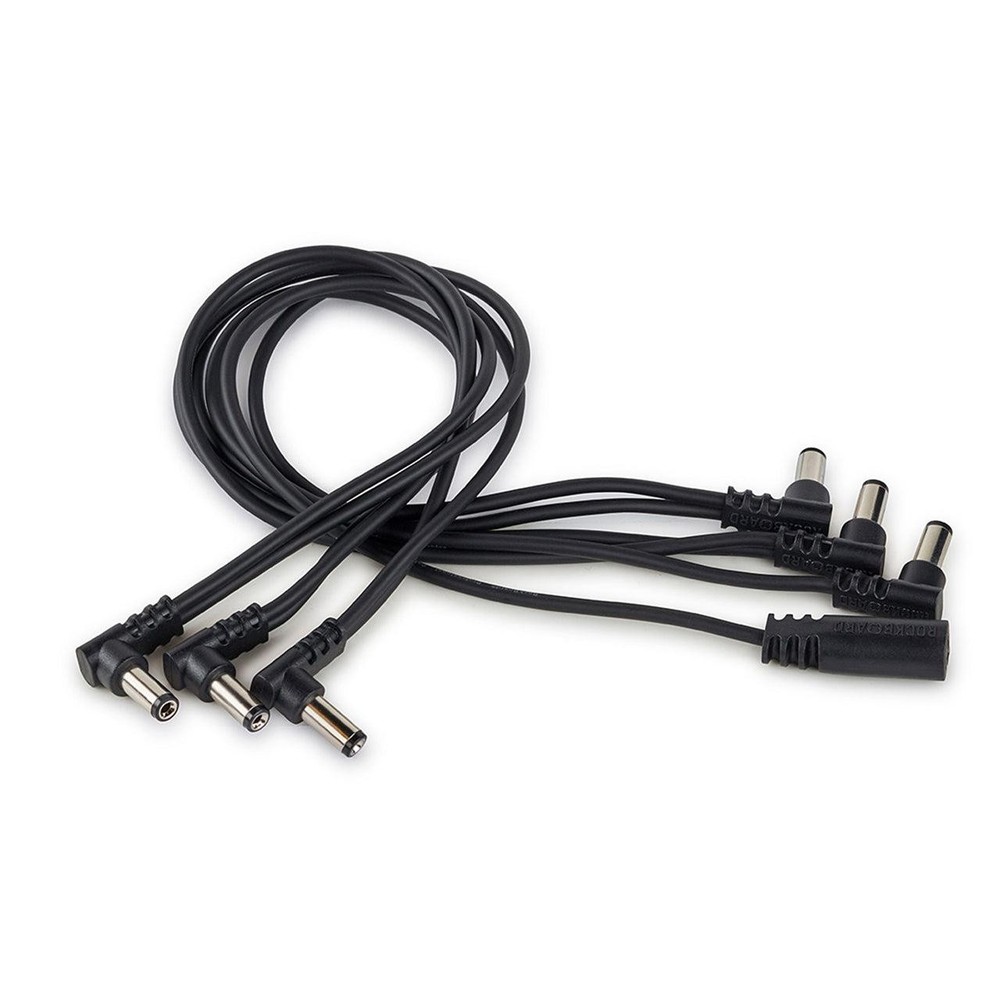Used RockBoard Flat Daisy Chain 6 Output Angled Cable, Black